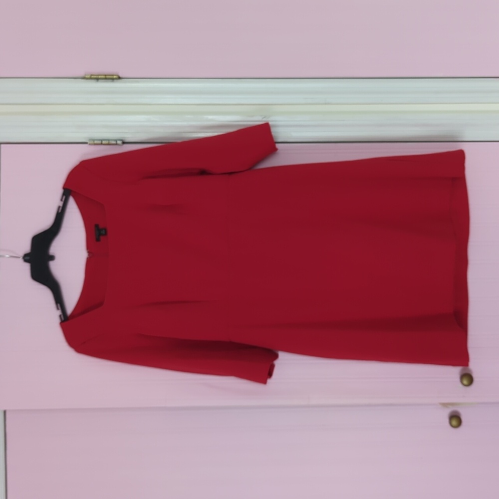 Ann Taylor red A-line mini dress, Size 12 P